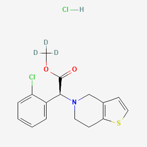 molecular formula C16H17Cl2NO2S B12391501 Clopidogrel-d3 (hydrochloride) 