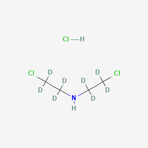 molecular formula C4H10Cl3N B12391564 Bis(2-Chloroethyl)amine hydrochloride-d8 