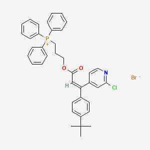 molecular formula C39H38BrClNO2P B12391576 Antifungal agent 47 