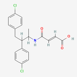 molecular formula C20H19Cl2NO3 B1239161 Benzmalecenum 