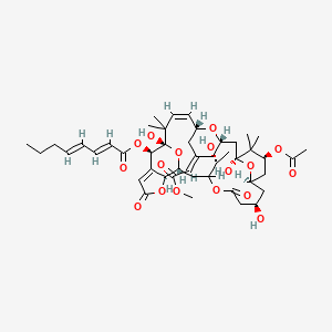molecular formula C46H64O17 B1239165 Bryostatin 3 CAS No. 87370-86-3