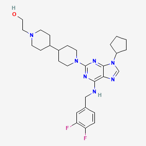 molecular formula C29H39F2N7O B12391650 anti-TNBC agent-3 