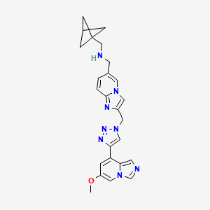 molecular formula C25H26N8O B12391654 Mettl3-IN-2 