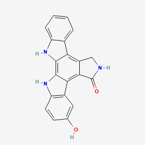 molecular formula C20H13N3O2 B12391710 3-hydroxy-K252c 