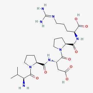 molecular formula C25H42N8O8 B12391721 Val-Pro-Asp-Pro-Arg 