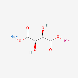 molecular formula C4H4KNaO6 B12391737 potassium;sodium;(2R,3R)-2,3-dihydroxybutanedioate 