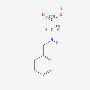 molecular formula C9H11NO2 B12391739 2-(benzylamino)acetic acid 