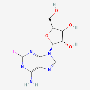 (2R,3S,5R)-2-(6-amino-2-iodopurin-9-yl)-5-(hydroxymethyl)oxolane-3,4-diol