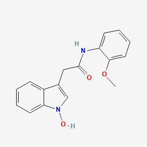 molecular formula C17H16N2O3 B12391772 2-(1-Hydroxy-1H-indol-3-yl)-N-(2-methoxyphenyl)acetamide 