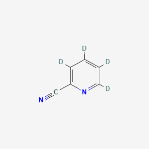 molecular formula C6H4N2 B12391824 2-Cyanopyridine-D4 