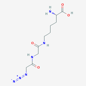 molecular formula C10H18N6O4 B12391828 AzGGK 