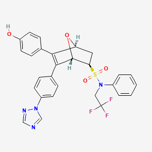 molecular formula C28H23F3N4O4S B12391840 ER|A degrader 6 