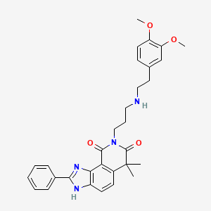 molecular formula C31H34N4O4 B12391871 RSV L-protein-IN-3 