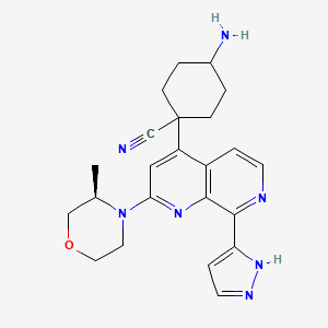 molecular formula C23H27N7O B12391877 Atr-IN-21 