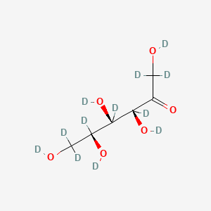 molecular formula C6H12O6 B12391878 D-Fructose-d12 