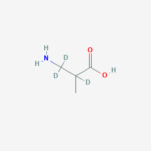 (+/-)-3-Amino-iso-butyric-2,3,3-d3 acid