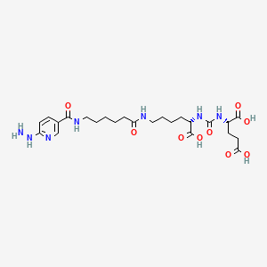 molecular formula C24H37N7O9 B12391899 Hynic-psma 