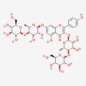 molecular formula C39H50O24 B12391925 Kaempferol 3,7-bis(alpha-L-rhamnose-D-glucose) 