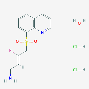 molecular formula C13H17Cl2FN2O3S B12391948 LOX-IN-3 (dihydrochloride monohydrate) 