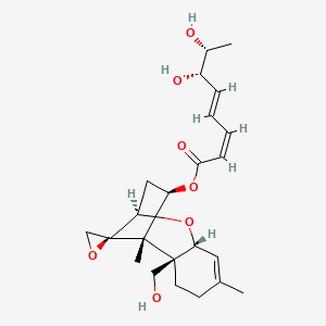 molecular formula C23H32O7 B1239195 Trichoverrol B CAS No. 76685-83-1