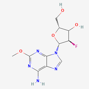 (2R,4R,5R)-5-(6-amino-2-methoxypurin-9-yl)-4-fluoro-2-(hydroxymethyl)oxolan-3-ol