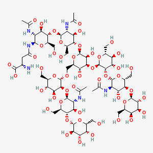 molecular formula C66H110N6O48 B12392017 Sialylglyco peptide 