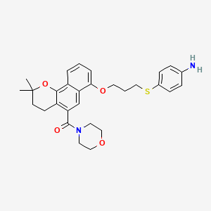 molecular formula C29H34N2O4S B12392029 AcrB-IN-4 