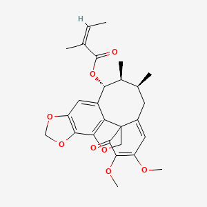 molecular formula C27H30O8 B12392032 Schiarisanrin E 