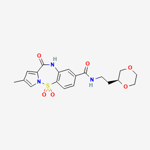 molecular formula C19H21N3O6S B12392034 Neracorvir CAS No. 2243162-66-3