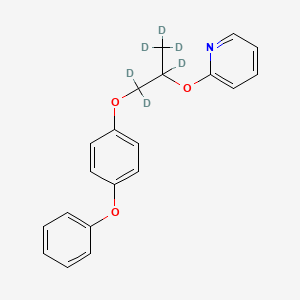 molecular formula C20H19NO3 B12392037 Pyriproxyfen-d6 