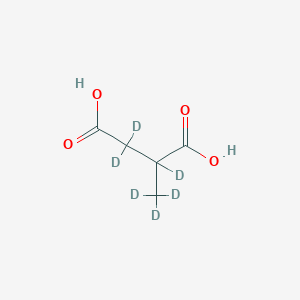 molecular formula C5H8O4 B12392050 2-Methyl-D3-succinic-2,3,3-D3 acid 