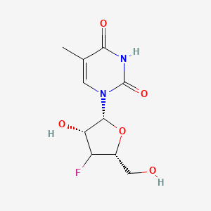 1-[(2R,3R,5R)-4-fluoro-3-hydroxy-5-(hydroxymethyl)oxolan-2-yl]-5-methylpyrimidine-2,4-dione