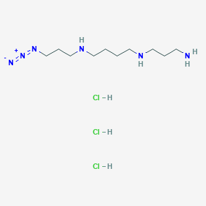 molecular formula C10H27Cl3N6 B12392059 N1-Azido-spermine (trihydrochloride) 