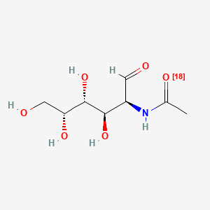 molecular formula C8H15NO6 B12392078 2-Acetamido-2-deoxy-D-talose-18O 