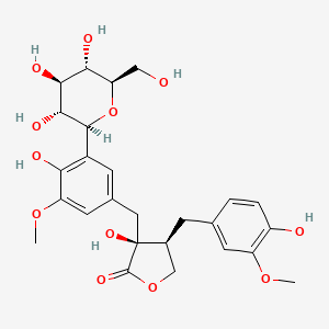 Nortrachelogenin-5'-C-beta-glucoside