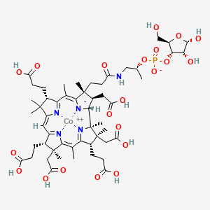 molecular formula C53H74CoN5O21P B1239210 Cobamic acid 