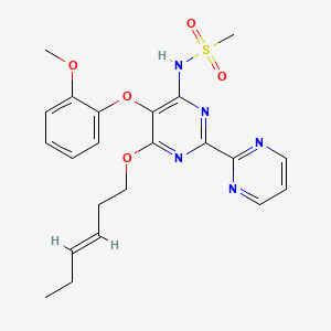 molecular formula C22H25N5O5S B12392126 ET receptor antagonist 2 