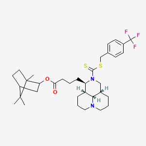 molecular formula C34H47F3N2O2S2 B12392140 Anticancer agent 104 