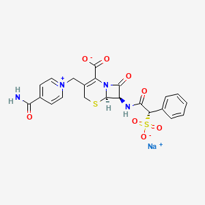 molecular formula C22H19N4NaO8S2 B1239217 Monaspor 