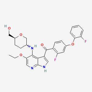 molecular formula C28H27F2N3O5 B12392176 Btk-IN-25 