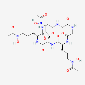 molecular formula C27H45N9O12 B12392189 Ferrichrome Iron-free 