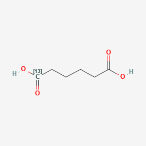 molecular formula C6H10O4 B12392195 (113C)hexanedioic acid 