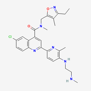 molecular formula C27H31ClN6O2 B12392206 Anticancer agent 113 