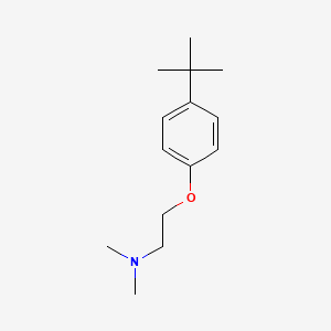 molecular formula C14H23NO B1239221 2-(4-(tert-Butyl)phenoxy)-N,N-dimethylethanamine CAS No. 73675-45-3