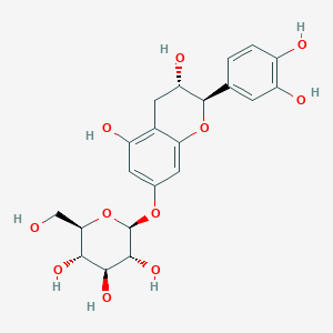 molecular formula C21H24O11 B12392221 Catechin 7-O-beta-D-glucopyranoside CAS No. 65597-47-9