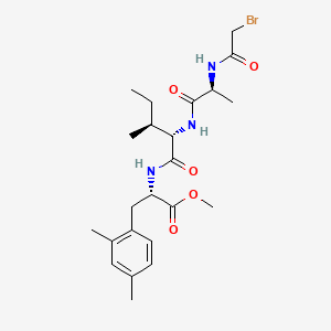 molecular formula C23H34BrN3O5 B12392230 BrAc-Ala-Ile-Phe(2,4-diMe)-OMe 