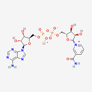 molecular formula C21H26LiN7O14P2 B12392244 NAD+ (lithium) 