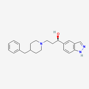 molecular formula C22H27N3O B12392263 NMDA receptor antagonist 8 