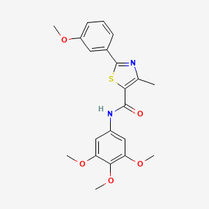 molecular formula C21H22N2O5S B12392289 Cox-1/2-IN-5 