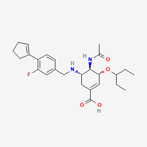 molecular formula C26H35FN2O4 B12392301 Neuraminidase-IN-16 